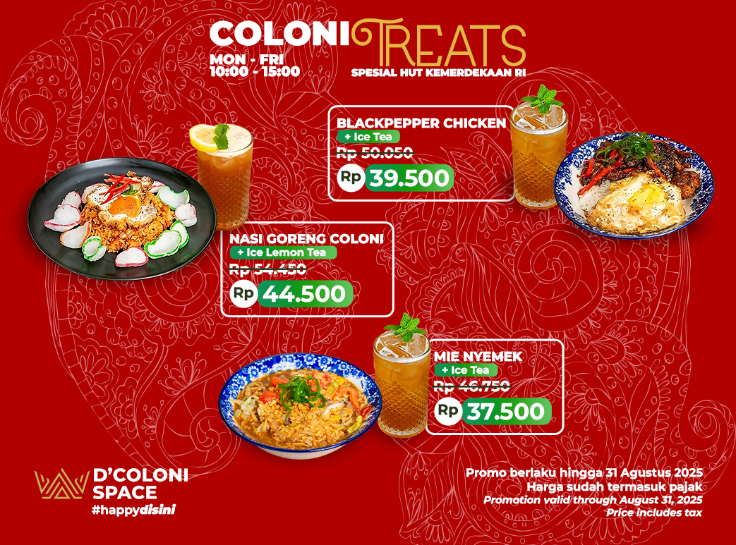 COLONI TREATS – Spesial HUT Kemerdekaan RI